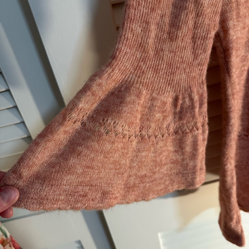 NWT Feathers Bone by Anthropologies lightweight sweater size L - Picture 6 of 8